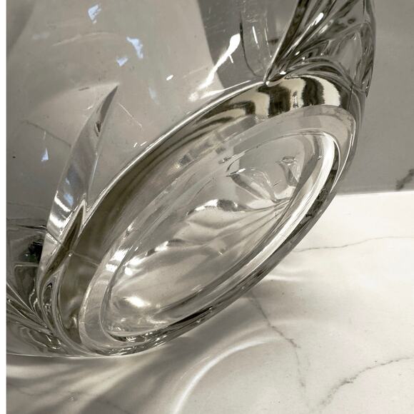 Indiana Glass Leaf Design Punch Bowl 10